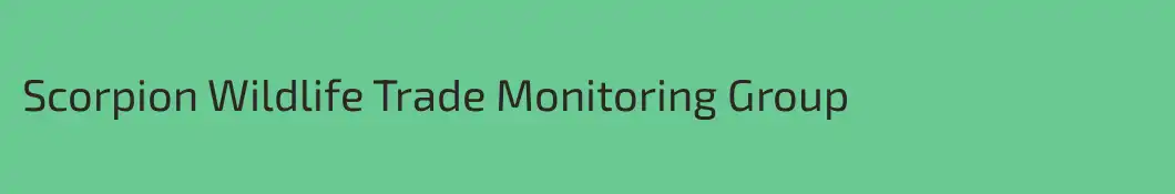 Scorpion Wildlife Trade Monitoring Group